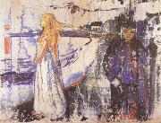 Edvard Munch Take leave oil painting reproduction